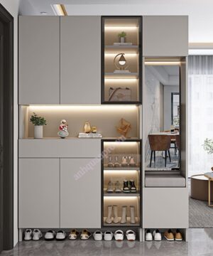 Tủ giày vách ngăn TG25 sang trọng hiện đại phù hợp mọi không gian