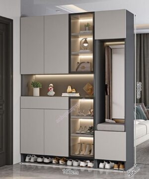 Tủ giày vách ngăn TG25 kích thước 3