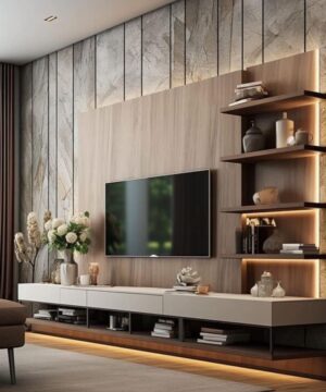 Thi công kệ tivi tại Hà Nội