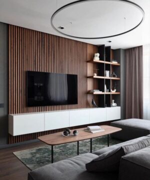 Mẫu tủ kệ vách tivi đẹp 08