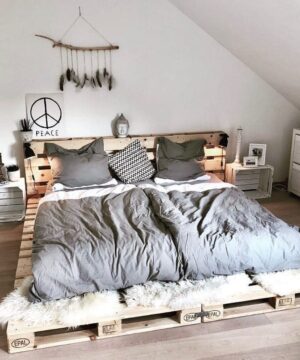 Phản gỗ - giường bệt giá rẻ - Giường Pallet