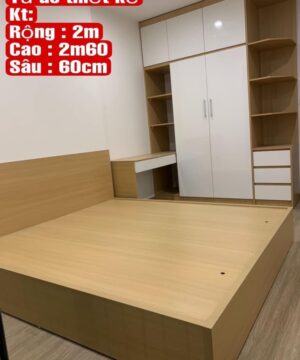 Tủ quần áo gỗ công nghiệp hiện đại TGCN37