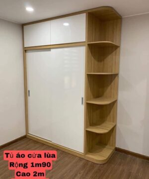 Tủ quần áo gỗ cánh lùa TGCN39