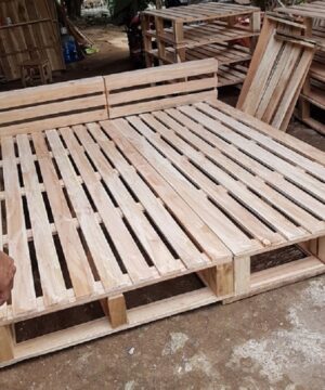 Giường gỗ Pallet GB04