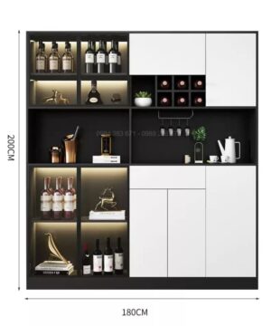 Mẫu tủ rượu đẹp phòng khách KTR11