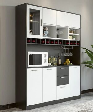 Kệ tủ bếp kết hợp để rượu KVS21