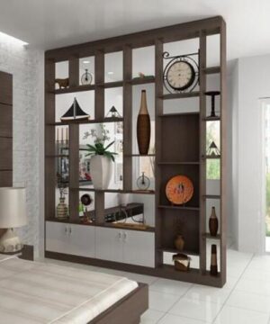 Tủ kệ vách ngăn phòng khách TGC32
