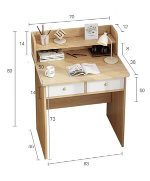 Kích thước chi tiết bàn học BHS10