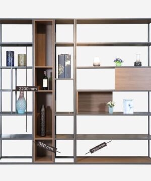 Kệ trang trí khung sắt hiện đại KGC62 7 Kệ trang trí khung sắt KGC62