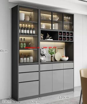 Kệ tủ rượu đẹp hiện đại KTR16