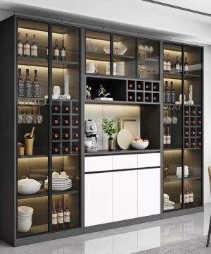 Kệ tủ rượu đẹp hiện đại KTR16