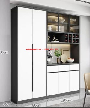 Kệ tủ rượu đẹp hiện đại KTR16
