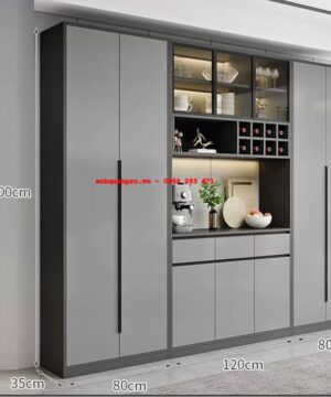 Kệ tủ rượu đẹp hiện đại KTR16