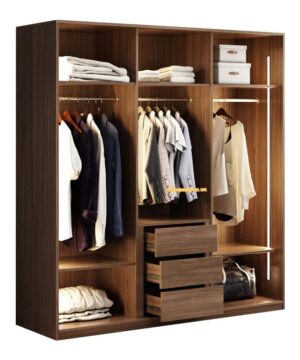 Tủ quần áo cánh kính TQA02