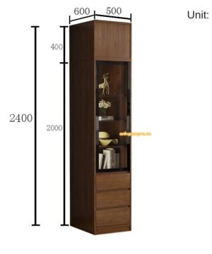 Tủ quần áo cánh kính TQA02