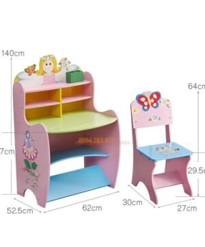Bộ bàn ghế học sinh cho bé lứa tuổi mầm non BMN01