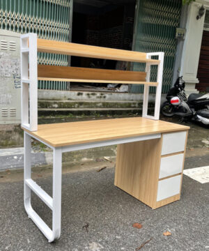 Bàn làm việc - Bàn học sinh có giá sách đẹp BGC65