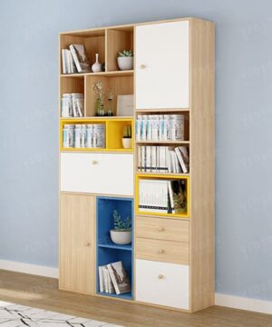 Kệ tủ sách trang trí hiện đại KSG24 mẫu B