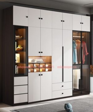 Tủ áo cánh mở hiện đại TQA11