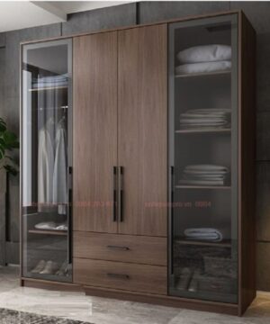Tủ áo cánh kính TQA10