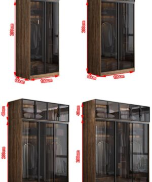 Kích thước tủ áo theo từng loại