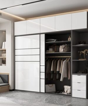 Tủ quần áo gỗ công nghiệp hiện đại TQA07
