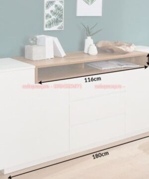 Tủ búp phê - Tủ thấp trang trí TBP06