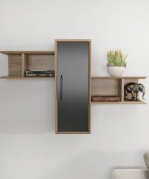 Giá sách treo tường hiện đại KTT09