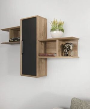 Giá sách treo tường hiện đại KTT09