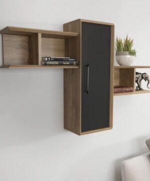 Giá sách treo tường hiện đại KTT09