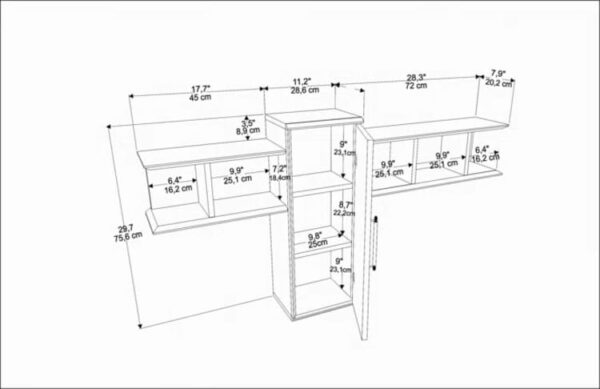 Kích thước chi tiết KTT09