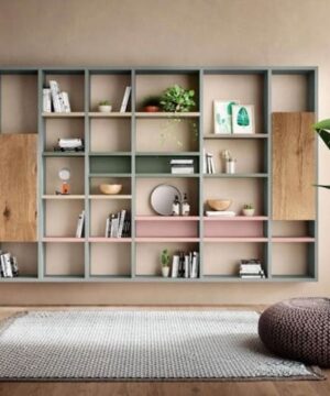 Tủ kệ để sách và trang trí KSG31