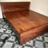 Giường ngủ gỗ tự nhiên giá rẻ 1.8x2m GNG04