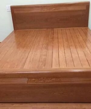 Giường ngủ gỗ tự nhiên - gỗ xoan đào 1.8x2m GNG02