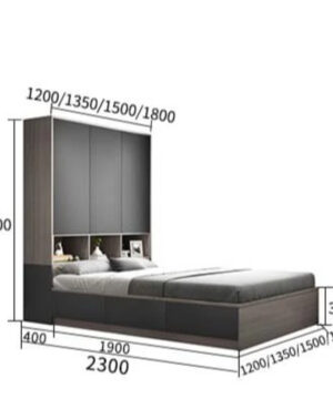 Giường liền tủ áo thông minh GT01 4 Kích thước sản phẩm Giường thông minh kết hợp tủ áo