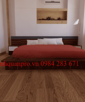 Giường ngủ kiểu Nhật gỗ công nghiệp cao cấp G11