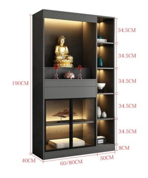 Tủ thờ gỗ công nghiệp giá rẻ TT02