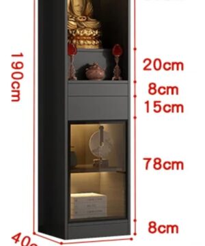 Tủ thờ gỗ công nghiệp giá rẻ TT01 11 Kích thước tủ thờ KTT01