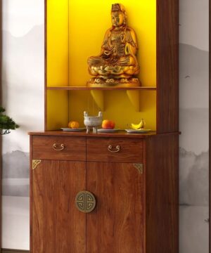 Tủ thờ gỗ công nghiệp giá rẻ TT04