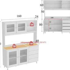 Tủ để đồ nhà bếp KVS34