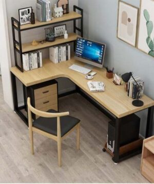 Bàn học góc chữ L BGK08