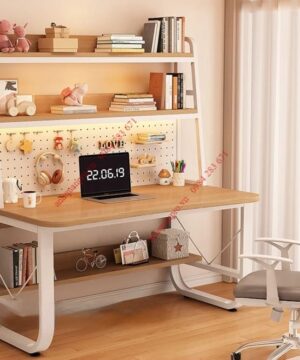 Bàn học khung sắt hiện đại BKS02