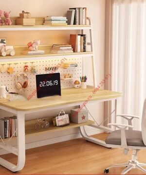 Bàn học khung sắt hiện đại BKS02