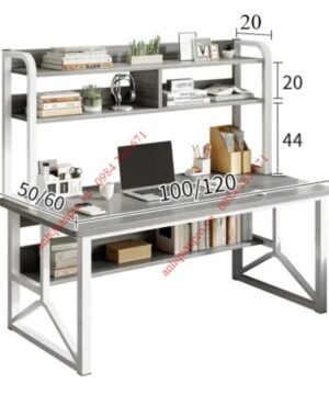Bàn học khung sắt BKS04