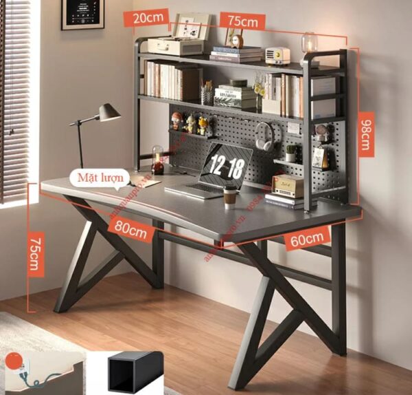 Bàn học khung sắt BKS05