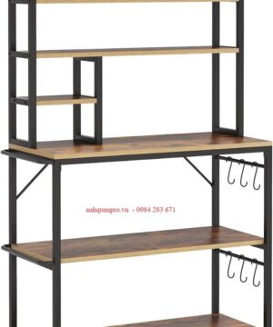 Kệ khung sắt gỗ công nghiệp KVS36