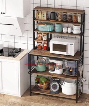 Kệ khung sắt gỗ công nghiệp KVS36