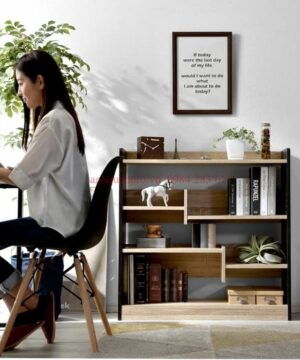Kệ sách gỗ KSS42