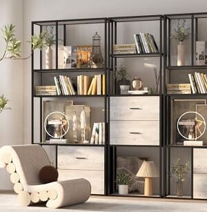 Kệ trang trí khung sắt KGC66