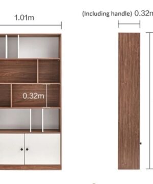 Kích thước Tủ Gỗ Trang Trí và Để Sách KSG49